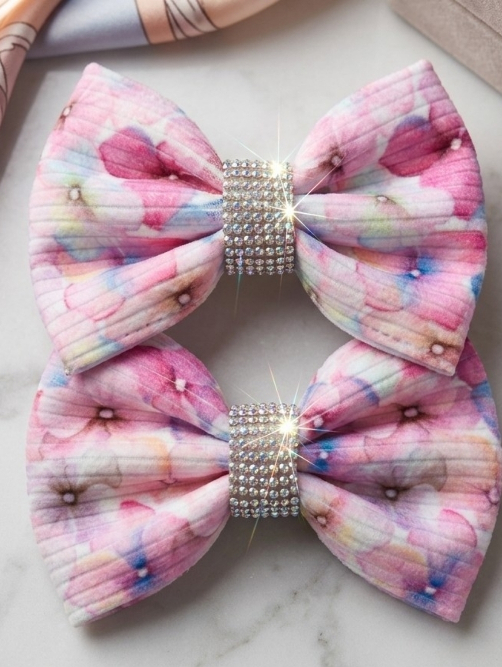 Blush Corduory Cream Bow Set🎀✨